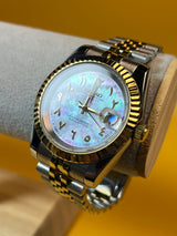 SEIKOJUST | Arabic Mother of Pearl Dial (Two-Tone Edition)
