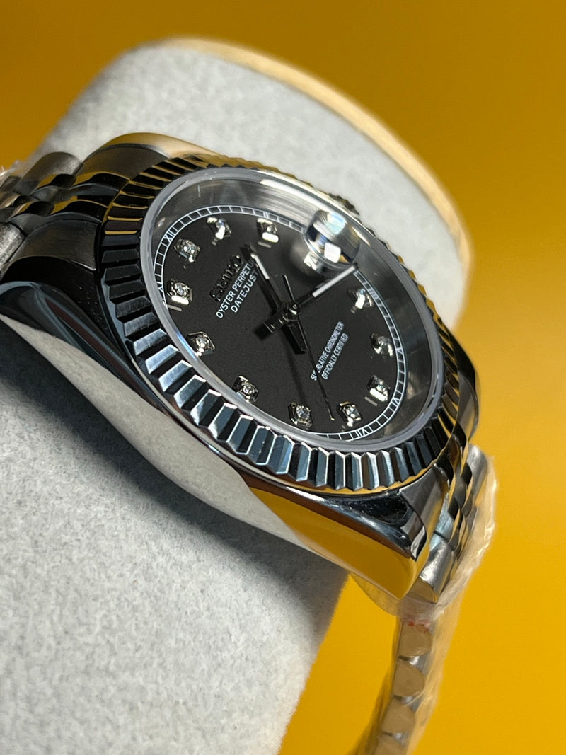 SEIKOJUST | Black Diamond Dial
