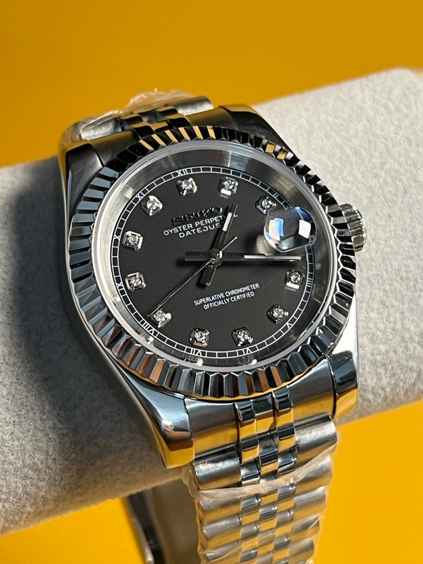 SEIKOJUST | Black Diamond Dial
